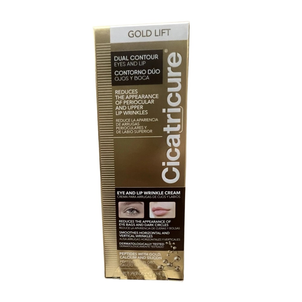 Cicatricure Gold Lift Dual‎ Contour Eye and Lip Wrinkle Anti Aging Cream 0.5 Oz